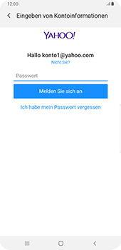 Samsung Galaxy S9 Plus - E-Mail - Konto einrichten (yahoo) - 8 / 12