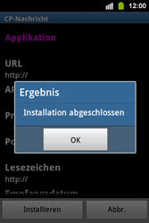 Samsung Galaxy Ace i - Internet - Automatische Konfiguration - 9 / 12