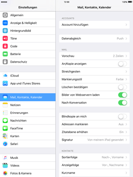 Apple iPad mini 3 - E-Mail - Konto einrichten - 4 / 27