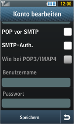Samsung Jet - E-Mail - Konto einrichten - 16 / 20