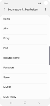 Samsung Galaxy S10e - Internet - Manuelle Konfiguration - 12 / 39