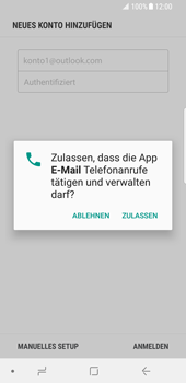 Samsung Galaxy S8 - E-Mail - Konto einrichten (outlook) - 10 / 14