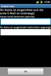 Samsung Galaxy Ace i - E-Mail - Konto einrichten - 0 / 0