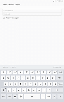 Samsung Galaxy Tab A 10.1 - E-Mail - Konto einrichten - 2 / 2
