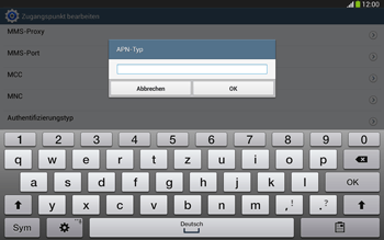 Samsung Galaxy Tab 3 10-1 LTE - Internet - Manuelle Konfiguration - 1 / 1