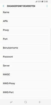 Samsung Galaxy S8 Plus - Internet - Apn-Einstellungen - 2 / 2