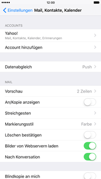 Apple iPhone 6 Plus - E-Mail - Konto einrichten (yahoo) - 8 / 10