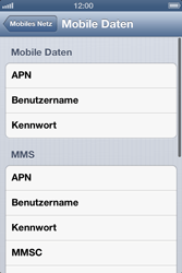 Apple iPhone 4 - Internet - Manuelle Konfiguration - 7 / 10