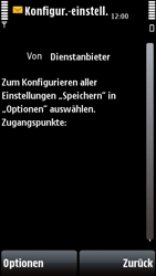 Nokia 5800 Xpress Music - Internet - Automatische Konfiguration - 4 / 4
