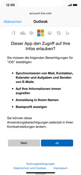 Apple iPhone X - E-Mail - Konto einrichten (outlook) - 1 / 1