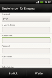 HTC Desire C - E-Mail - Konto einrichten - 2 / 2