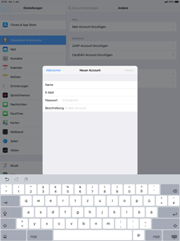Apple iPad Pro 12.9 inch - E-Mail - Konto einrichten - 8 / 30