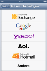 Apple iPhone 4 S - E-Mail - Konto einrichten - 1 / 1