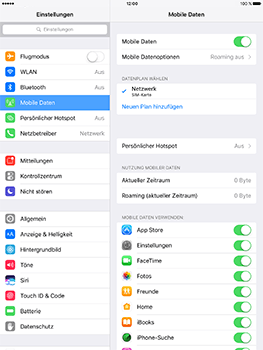 Apple iPad Pro 9.7 inch - Internet - Manuelle Konfiguration - 4 / 20