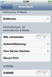 Apple iPhone 3GS - E-Mail - Konto einrichten - 1 / 1