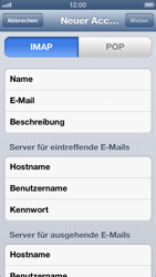 Apple iPhone 5 - E-Mail - Konto einrichten - 2 / 2