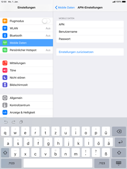 Apple iPad Air 2 - Internet - Manuelle Konfiguration - 10 / 18