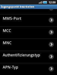 Samsung Galaxy Mini - Internet - Manuelle Konfiguration - 14 / 24