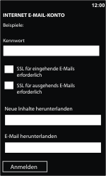 Nokia Lumia 610 - E-Mail - Konto einrichten - 0 / 0