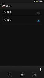 Sony Xperia Z - Internet - Manuelle Konfiguration - 2 / 2