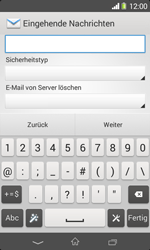 Sony Xperia E1 - E-Mail - Konto einrichten - 0 / 0