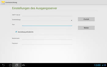 Asus Padfone 2 - E-Mail - Konto einrichten - 0 / 0