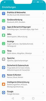 Huawei Honor Play - Internet - Manuelle Konfiguration - 6 / 26