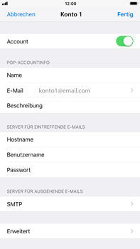 Apple iPhone 7 Plus - E-Mail - Konto einrichten - 21 / 27