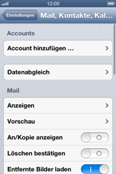 Apple iPhone 4 S - E-Mail - Konto einrichten - 0 / 0