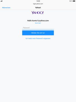 Apple iPad Air 2 - E-Mail - Konto einrichten (yahoo) - 0 / 0