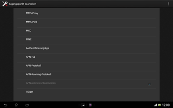 Sony Xperia Tablet Z LTE - Internet - Apn-Einstellungen - 1 / 1