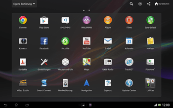 Sony Xperia Tablet Z LTE - Apps - Konto anlegen und einrichten - 3 / 27