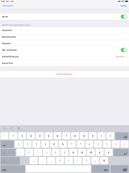 Apple iPad Pro 12.9 inch - E-Mail - Konto einrichten - 19 / 27