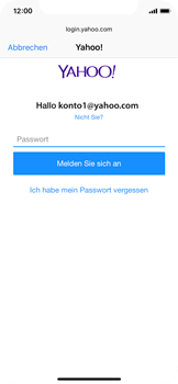 Apple iPhone X - E-Mail - Konto einrichten (yahoo) - 7 / 11