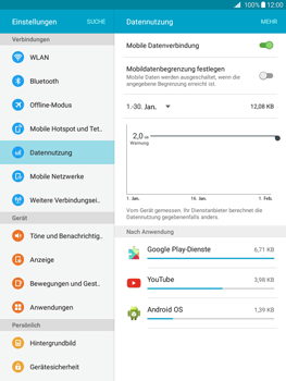 Samsung Galaxy Tab A 9.7 - Internet - Apn-Einstellungen - 6 / 27