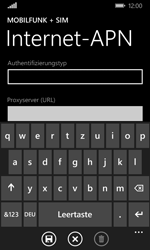 Nokia Lumia 635 - Internet - Manuelle Konfiguration - 0 / 0