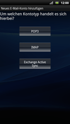 Sony Ericsson Xperia Arc S - E-Mail - Konto einrichten - 0 / 0