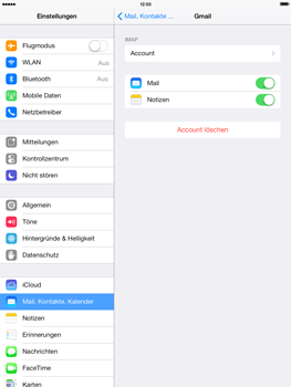 Apple iPad Air - E-Mail - Konto einrichten - 26 / 28