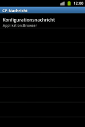 Samsung Galaxy Ace i - Internet - Automatische Konfiguration - 7 / 12