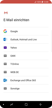 Samsung Galaxy S9 - E-Mail - Konto einrichten (gmail) - 8 / 16