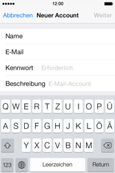 Apple iPhone 4 S - E-Mail - Konto einrichten - 1 / 1