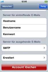 Apple iPhone 3G - E-Mail - Konto einrichten - 0 / 0
