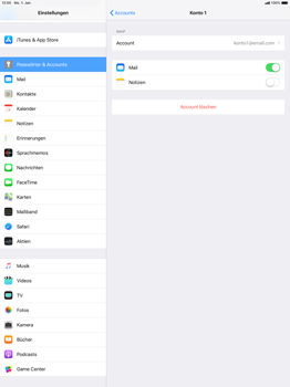 Apple iPad Pro 12.9 inch - E-Mail - Konto einrichten - 17 / 30