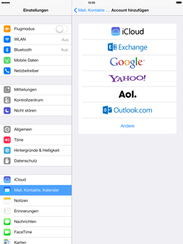 Apple iPad Air - E-Mail - Konto einrichten - 5 / 28