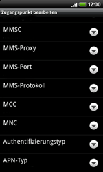 HTC Desire Z - Internet - Manuelle Konfiguration - 12 / 21