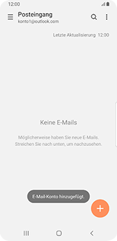 Samsung Galaxy S9 - E-Mail - Konto einrichten (outlook) - 12 / 14