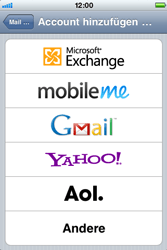 Apple iPhone 3G - E-Mail - Konto einrichten - 3 / 3
