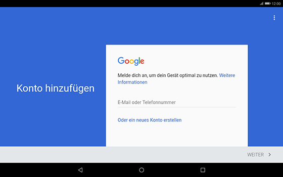Huawei MediaPad T3 (10.0) LTE - E-Mail - Konto einrichten (gmail) - 2 / 2