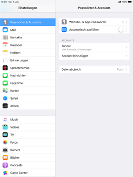 Apple iPad Air 2 - E-Mail - Konto einrichten (yahoo) - 9 / 11