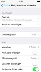Apple iPhone 5c - E-Mail - Konto einrichten (outlook) - 9 / 11